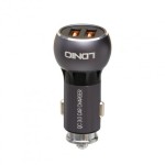 LDNIO C503Q ΦΟΡΤΙΣΤΗΣ ΑΥΤΟΚΙΝΗΤΟΥ QC3.0, 2 PORTS + 1M LIGHTNING CABLE