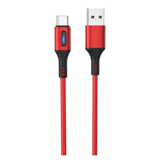 HOCO U79 ADMIRABLE SMART POWER OFF ΚΑΛΩΔΙΟ ΦΟΡΤΙΣΗΣ LIGHTNING, ΚΟΚΚΙΝΟ HOCO U79 ADMIRABLE SMART POWER OFF ΚΑΛΩΔΙΟ ΦΟΡΤΙΣΗΣ LIGHTNING, ΚΟΚΚΙΝΟ