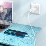 HOCO N22 ΦΟΡΤΙΣΤΗΣ JETTA PD25W, 1 ΘΥΡΑ ΜΕ ΚΑΛΩΔΙΟ PD ΣΕ LIGHTNING