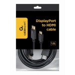 ΚΑΛΩΔΙΟ DISPLAYPORT TO HDMI 1.8m