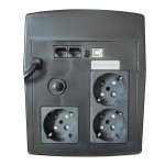 NG UPS 1200VA/720W ΜΕ AVR, LINE INTERACTIVE, 3 SCHUKO, 2x 12V7A, ΟΘΟΝΗ