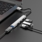 HOCO HB26 4 IN 1 ADAPTER (USB TO USB3.0+USB2.0*3)