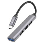 HOCO HB26 4 IN 1 ADAPTER (TYPE-C TO USB3.0+USB2.0*3)