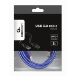 GEMBIRD ΚΑΛΩΔΙΟ USB EXTENSION 3.0 MALE-FEMALE ΜΕ ΦΕΡΡΙΤΗ 1.8m