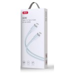XO NB-Q250B PD 60W TYPE-C ΣΕ TYPE-C PVC SHINY COLORFUL FAST CHARGING CABLE ΓΑΛΑΖΙΟ