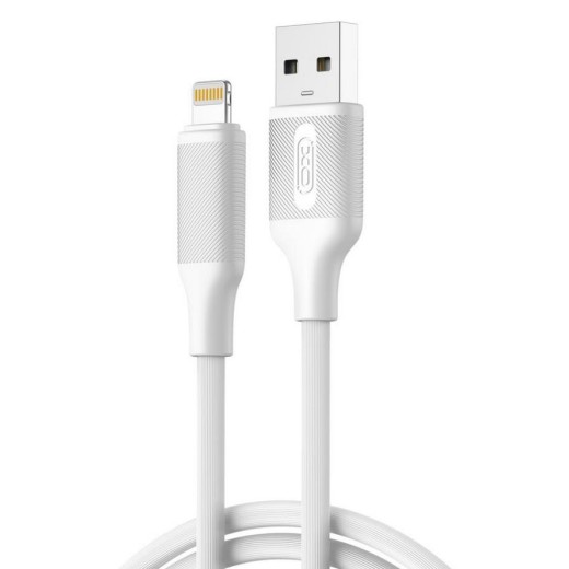 XO NB265 ΚΑΛΩΔΙΟ ΦΟΡΤΙΣΗΣ MINIMALIST SERIES LIGHTNING, ΛΕΥΚΟ