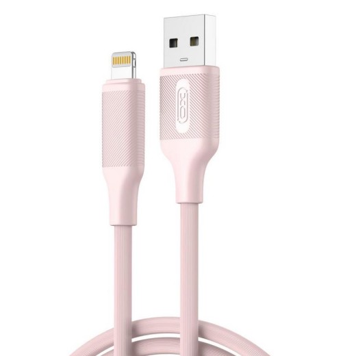 XO NB265 ΚΑΛΩΔΙΟ ΦΟΡΤΙΣΗΣ MINIMALIST SERIES LIGHTNING, ΡΟΖ