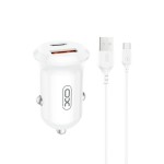 XO CC69 MINI SMART ΦΟΡΤΙΣΤΗΣ ΑΥΤΟΚΙΝΗΤΟΥ, 30W, 1 ΘΥΡΑ PD, 1 ΘΥΡΑ USB, ΜΕ ΚΑΛΩΔΙΟ TYPE-C ΛΕΥΚΟΣ XO CC69 MINI SMART ΦΟΡΤΙΣΤΗΣ ΑΥΤΟΚΙΝΗΤΟΥ, 30W, 1 ΘΥΡΑ PD, 1 ΘΥΡΑ USB, ΜΕ ΚΑΛΩΔΙΟ TYPE-C ΛΕΥΚΟΣ