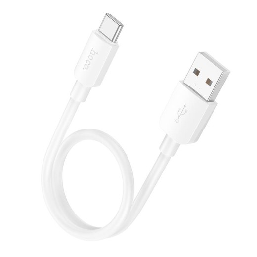 HOCO X96 ΚΑΛΩΔΙΟ ΦΟΡΤΙΣΗΣ ΚΑΙ ΔΕΔΟΜΕΝΩΝ HYPER TYPE-C, 27W, 0.25m, ΛΕΥΚΟ