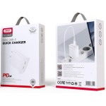 XO L105 ΦΟΡΤΙΣΤΗΣ 35W, 2 ΘΥΡΕΣ PD, ΛΕΥΚΟΣ XO L105 ΦΟΡΤΙΣΤΗΣ 35W, 2 ΘΥΡΕΣ PD, ΛΕΥΚΟΣ