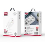 XO CE07 ΦΟΡΤΙΣΤΗΣ 35W GaN, 2 ΘΥΡΕΣ PD, ΛΕΥΚΟ XO CE07 ΦΟΡΤΙΣΤΗΣ 35W GaN, 2 ΘΥΡΕΣ PD, ΛΕΥΚΟ
