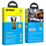 NG WOOT WT61 CAR CHARGER QC3.0 18W, 2 ΘΥΡΕΣ