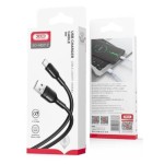 XO NB212 ΚΑΛΩΔΙΟ ΦΟΡΤΙΣΗΣ TYPE-C ΜΑΥΡΟ