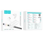 HOCO EW39 BRIGHT ΑΚΟΥΣΤΙΚΑ BLUETOOTH, ΛΕΥΚΟ, ENC