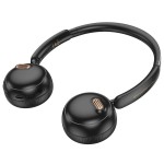 HOCO W62 VERSO RETRO BLUETOOTH HEADPHONES, ΜΑΥΡΟ