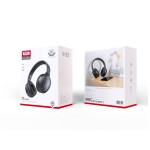 XO BE35 ELEGANT BLUETOOTH ΑΚΟΥΣΤΙΚΑ ΚΕΦΑΛΗΣ, ΜΑΥΡΑ