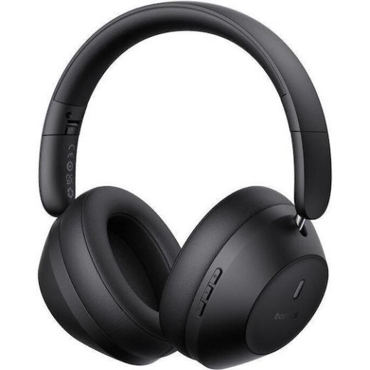 BASEUS BASS 30 MAX, ΑΣΥΡΜΑΤΑ HEADPHONES, ΜΑΥΡΑ