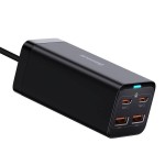 BASEUS GAN 3 PRO, 2 ΘΥΡΕΣ USB-A, 2 ΘΥΡΕΣ USB-C, 100W, ΜΑΥΡΟΣ