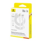 BASEUS FOAMED SILICONE, ΚΑΛΩΔΙΟ ΓΡΗΓΟΡΗΣ ΦΟΡΤΙΣΗΣ, TYPE-C, 100W, 1M, ΛΕΥΚΟ