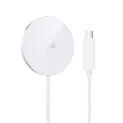 HOCO CW63, ΑΣΥΡΜΑΤΟΣ ΦΟΡΤΙΣΤΗΣ ΓΡΗΓΟΡΗΣ ΦΟΡΤΙΣΗΣ, 25W, ΛΕΥΚΟΣ