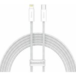 BASEUS DYNAMIC BRAIDED, ΚΑΛΩΔΙΟ ΓΡΗΓΟΡΗΣ ΦΟΡΤΙΣΗΣ, TYPE-C ΣΕ LIGHTNING, 20W, 2m, ΛΕΥΚΟ BASEUS DYNAMIC BRAIDED, ΚΑΛΩΔΙΟ ΓΡΗΓΟΡΗΣ ΦΟΡΤΙΣΗΣ, TYPE-C ΣΕ LIGHTNING, 20W, 2m, ΛΕΥΚΟ
