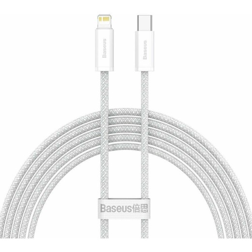 BASEUS DYNAMIC BRAIDED, ΚΑΛΩΔΙΟ ΓΡΗΓΟΡΗΣ ΦΟΡΤΙΣΗΣ, TYPE-C ΣΕ LIGHTNING, 20W, 2m, ΛΕΥΚΟ BASEUS DYNAMIC BRAIDED, ΚΑΛΩΔΙΟ ΓΡΗΓΟΡΗΣ ΦΟΡΤΙΣΗΣ, TYPE-C ΣΕ LIGHTNING, 20W, 2m, ΛΕΥΚΟ