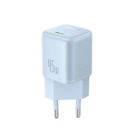 BASEUS PICOGO GAN, ΦΟΡΤΙΣΤΗΣ ΓΡΗΓΟΡΗΣ ΦΟΡΤΙΣΗΣ, ΘΥΡA TYPE-C, 45W, ΜΠΛΕ
