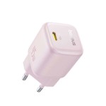 BASEUS PICOGO GAN, ΦΟΡΤΙΣΤΗΣ ΓΡΗΓΟΡΗΣ ΦΟΡΤΙΣΗΣ, ΘΥΡA TYPE-C, 45W, ΡΟΖ