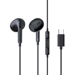 BASEUS ENCOK CZ17, ΕΝΣΥΡΜΑΤΑ ΑΚΟΥΣΤΙΚΑ, SEMI IN EAR, ΜΑΥΡΑ