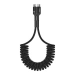 BASEUS FISH-EYE, ΚΑΛΩΔΙΟ ΓΡΗΓΟΡΗΣ ΦΟΡΤΙΣΗΣ, TYPE-C ΣΕ TYPE-C, 100W, 1m, ΜΑΥΡΟ