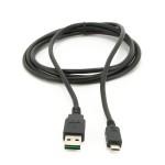 CABLEXPERT ΚΑΛΩΔΙΟ MICRO USB , DOUBLE-SIDED USB AM CONNECTOR 1m