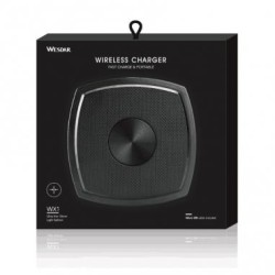 WESDAR WX1 ΑΣΥΡΜΑΤΗ ΒΑΣΗ ΦΟΡΤΙΣΗΣ, ΜΑΥΡΟ