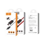 HOCO U29 ΚΑΛΩΔΙΟ ΜΕ ΟΘΟΝΗ TYPE-C ΦΟΡΤΙΣΗΣ & DATA 1.2m, WHITE HOCO U29 ΚΑΛΩΔΙΟ ΜΕ ΟΘΟΝΗ TYPE-C ΦΟΡΤΙΣΗΣ & DATA 1.2m, WHITE